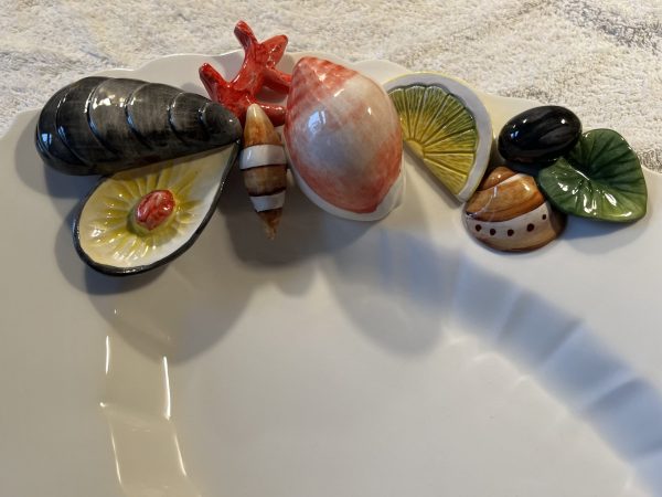 Große tiefe Schale Meer