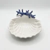 Muschelschälchen blaue Koralle