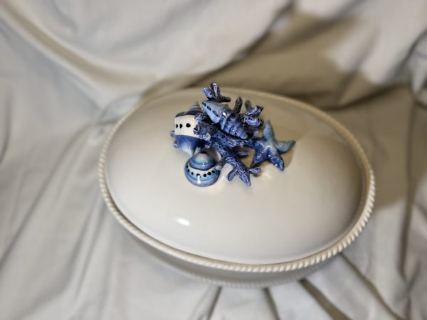 Terrine blaue Koralle