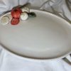 Große ovale Platte Mozzarella