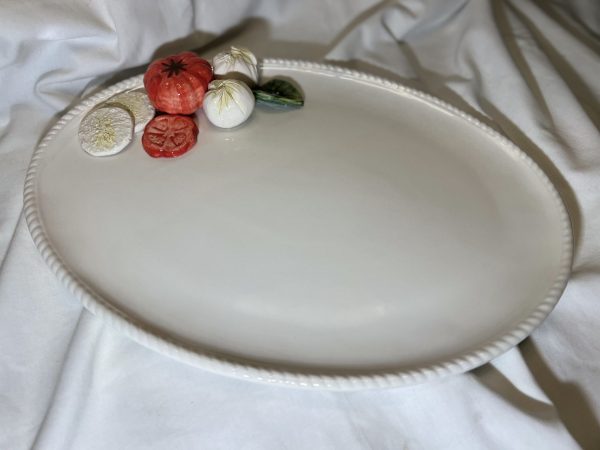 Große ovale Platte Mozzarella