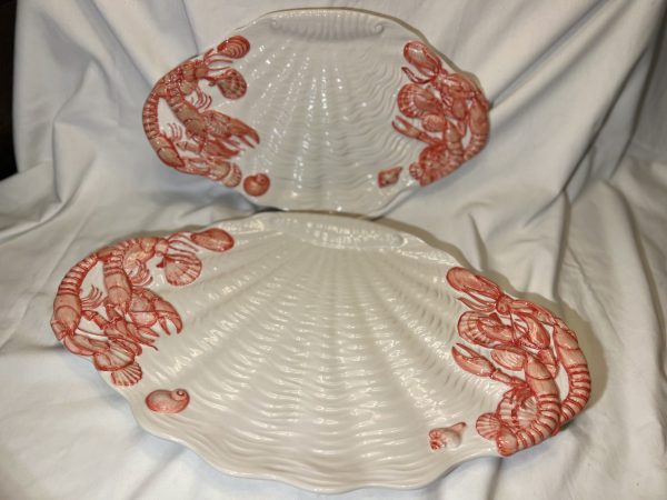 Große ovale Servierplatte Scampi