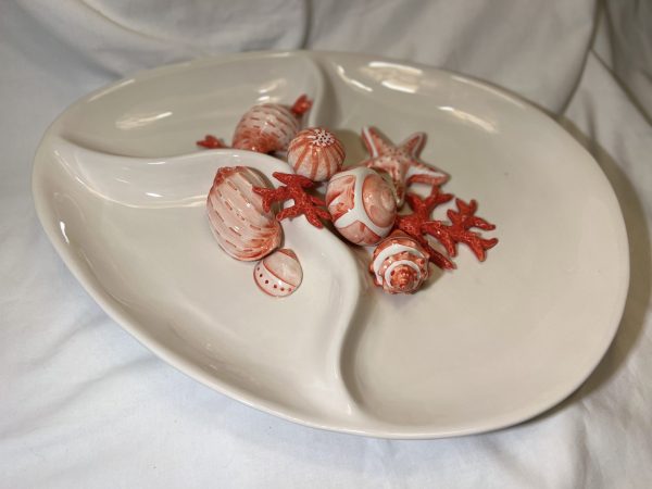 Große Snackschale Rote Koralle