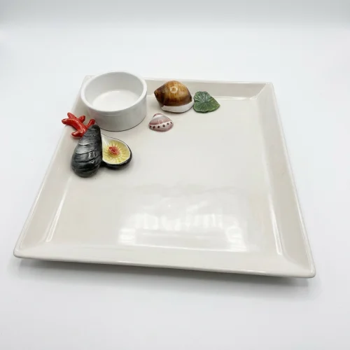 Italienische-Keramik-Bella-Ceramics_1-Kopie Quadratischer Teller mit Schälchen Meer