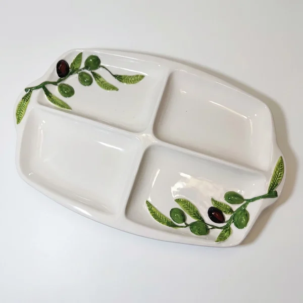 Italienische-Keramik-Oliven-Bella-Ceramics_109 Große Servierplatte Oliven