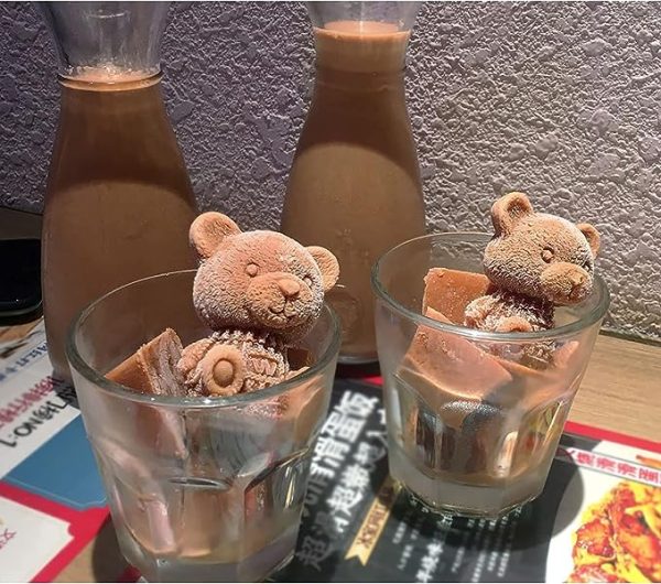 3D-Silikon-Eiswürfelform Groß