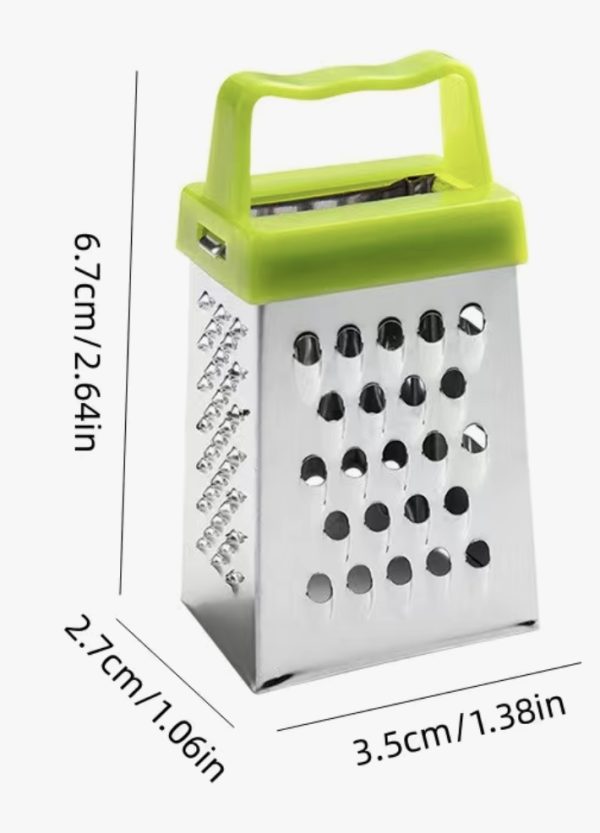 1 Stk. Mini-Käsereibe aus Edelstahl, grün