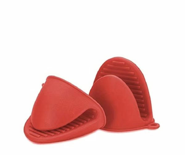 Silikon-Ofenhandschuhe 2 Stück Gelb-Rot