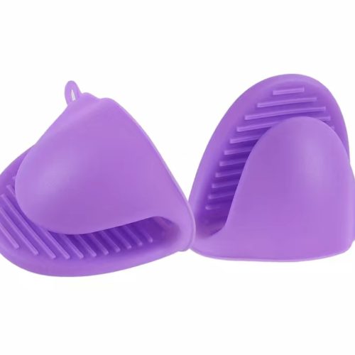 Silikon-Ofenhandschuhe 2 Stück Lila