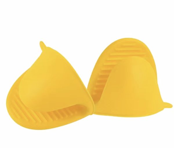 Silikon-Ofenhandschuhe 2 Stück gelb
