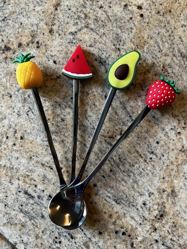 Besteckset Gabel Löffel Avocado