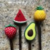 Besteckset Gabel Löffel Avocado