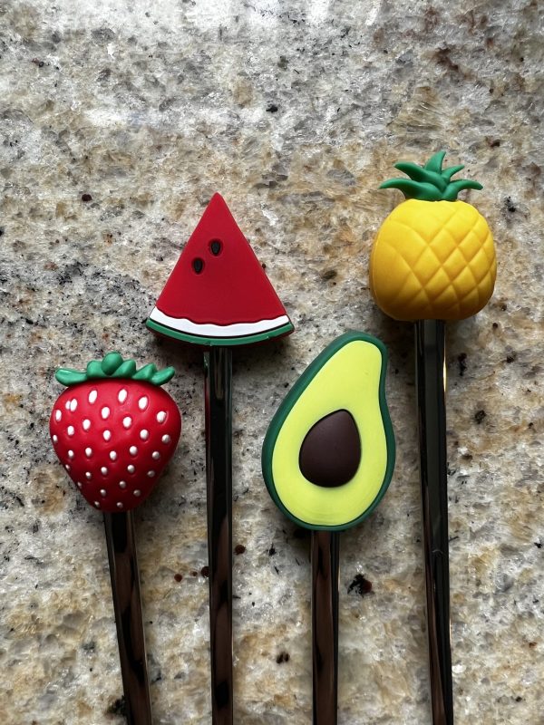 Besteckset Gabel Löffel Avocado
