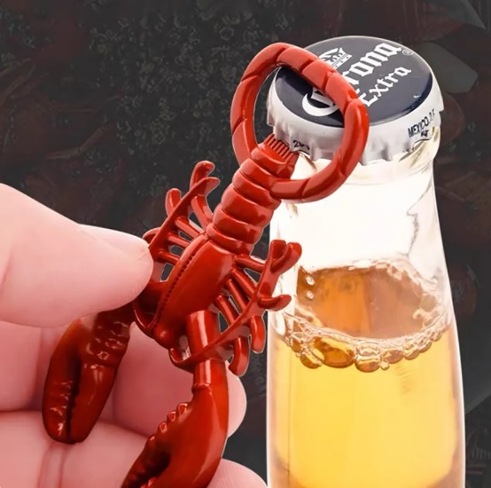 Flaschenöffner Hummer - Bieröffner - Kleinformat - Rot
