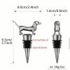 Dackel-Flaschenstopper – Weinkorken Silber