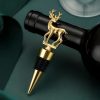Hirsch-Flaschenstopper – Weinkorken Silber