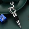 Hirsch-Flaschenstopper – Weinkorken Silber
