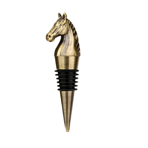 Pferde-Flaschenstopper – Weinkorken Gold