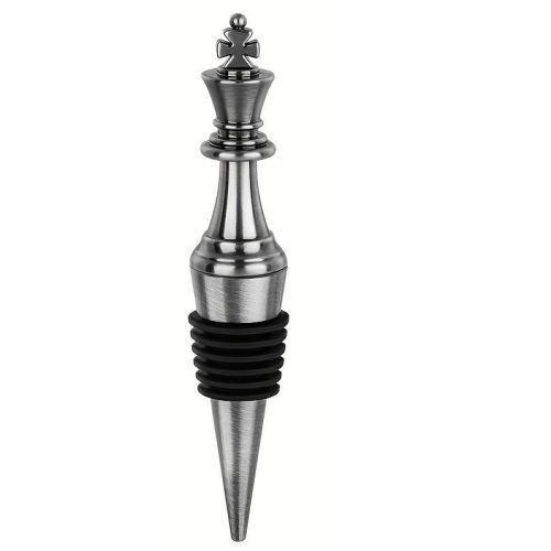 Schachfigur Flaschenverschluss - Weinkorken Silber