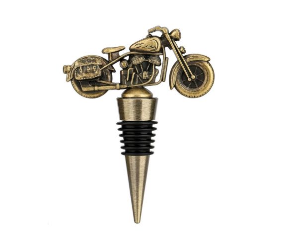 Motorrad-Flaschenverschluss – Weinkorken Gold