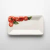 Italienisches-Tomate-Geschirr-Keramik-Bella-Ceramics_62 Kopie 2 Quadratischer Teller klein Tomate