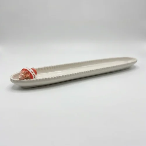 Baguette-Schale Rot