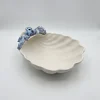Muschelschale blau Seepferdchen