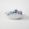 Muschelschale blau Seepferdchen