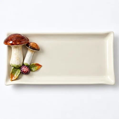 Mittlerer Servierteller Pilz