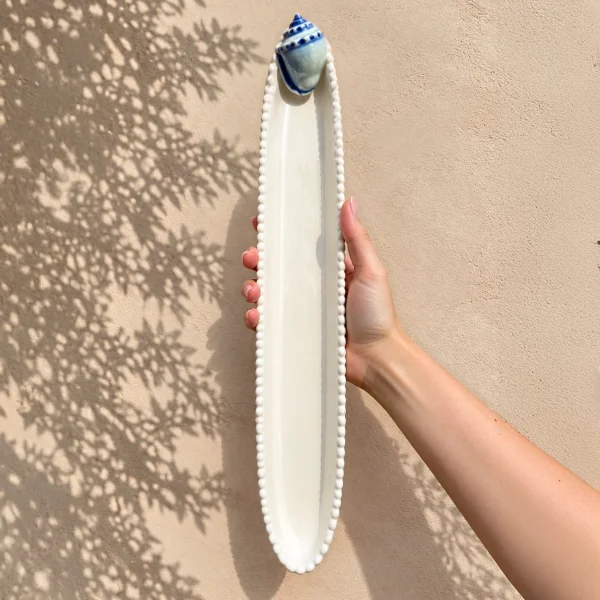 Baguette-Schale Blau