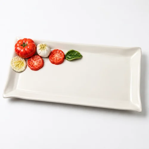 Mittlerer Servierteller Mozzarella