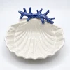 Muschelschälchen blaue Koralle