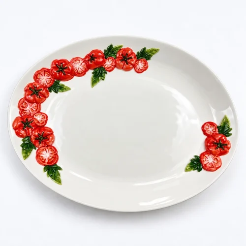 Ovale Schale Tomate