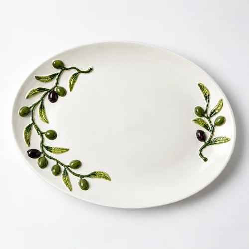 Servierplatte Oliven